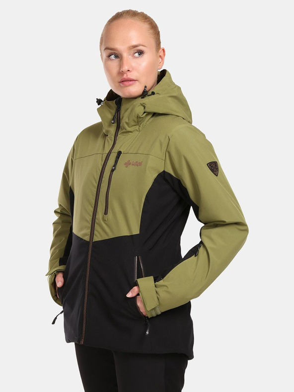 Kilpi Дамско зимно яке Kilpi Flip в цвят каки