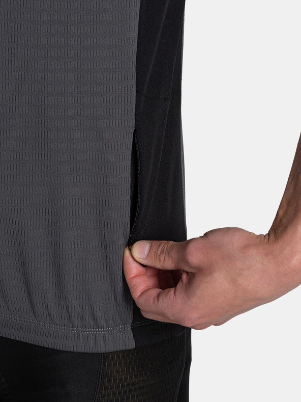 Kilpi Тъмно сива мъжка колоездачна блуза Kilpi Meledo