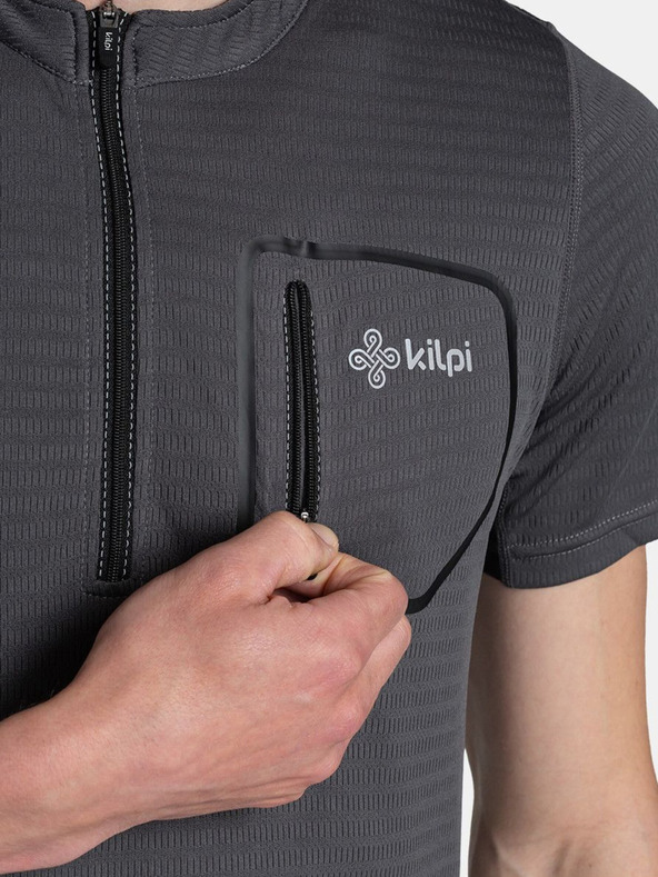 Kilpi Тъмно сива мъжка колоездачна блуза Kilpi Meledo