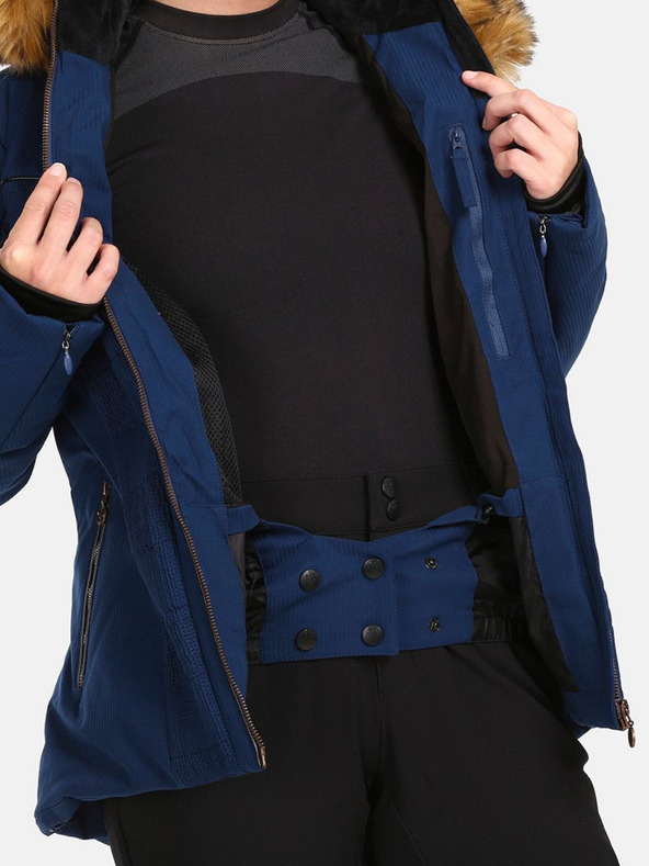 Kilpi Тъмно синьо дамско ски яке Kilpi Emilin-W с отопление