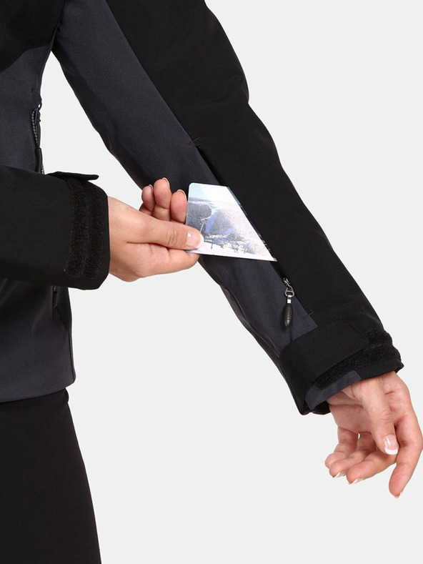 Kilpi Черно дамско ски яке Kilpi Flip