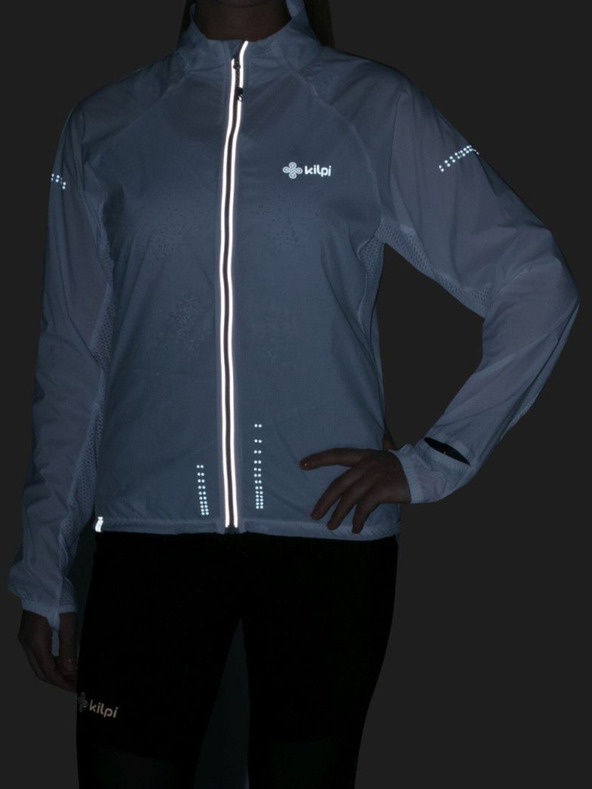 Kilpi Kilpi TIRANO-W Бяло дамско яке за бягане