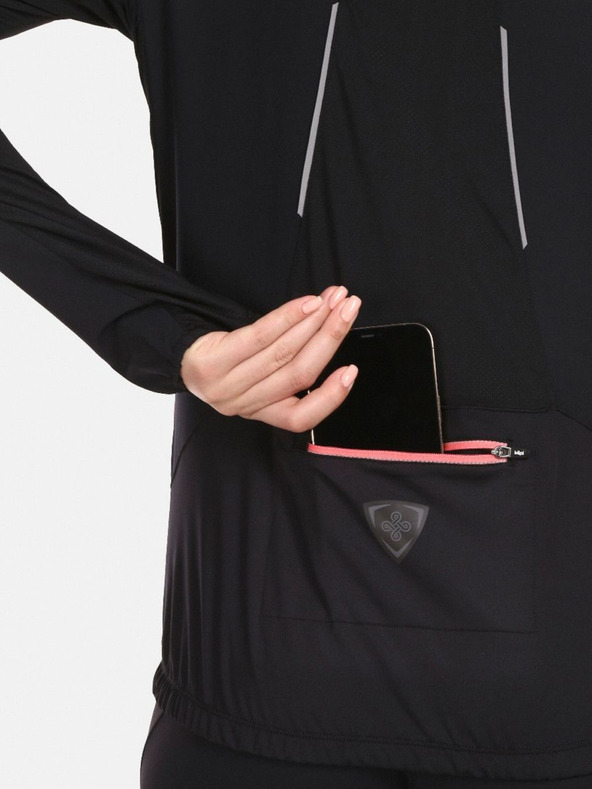 Kilpi Черно-розово дамско спортно яке Kilpi Nordim