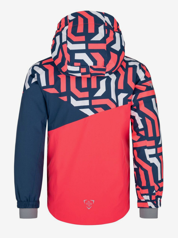 Kilpi Синьо и розово ски яке за момичета с шарка Kilpi SAARA-JG