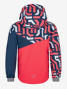 Kilpi Синьо и розово ски яке за момичета с шарка Kilpi SAARA-JG
