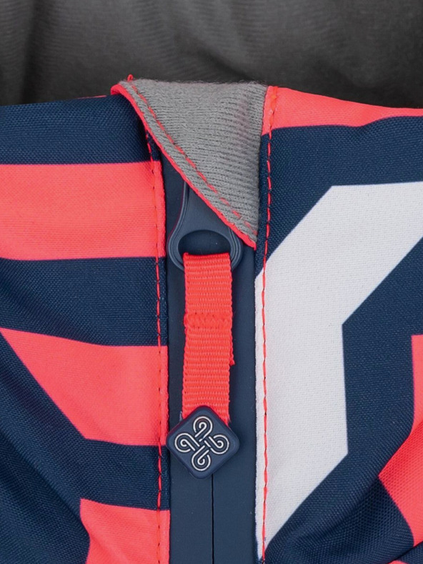 Kilpi Синьо и розово ски яке за момичета с шарка Kilpi SAARA-JG