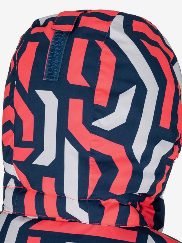 Kilpi Синьо и розово ски яке за момичета с шарка Kilpi SAARA-JG