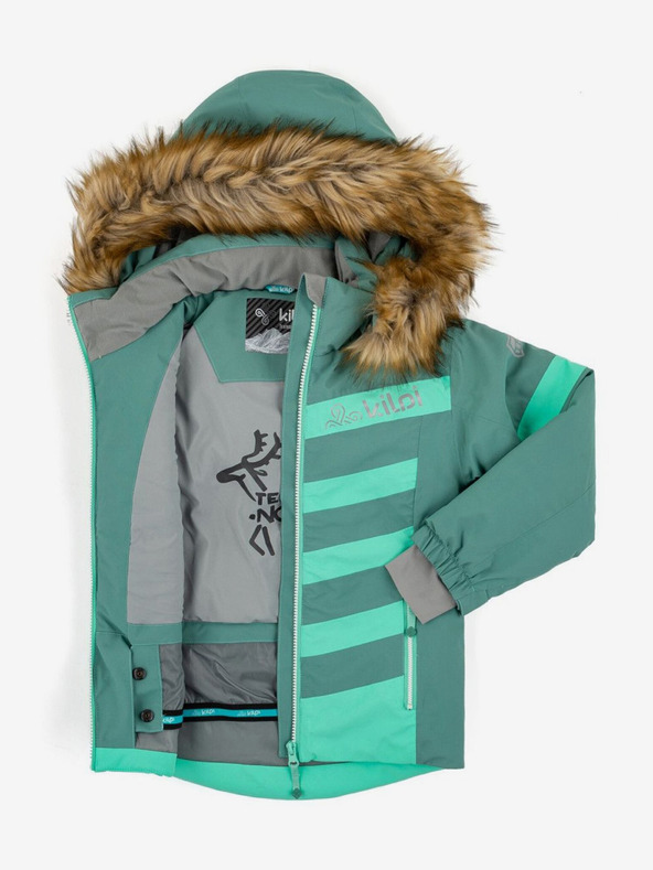 Kilpi Тюркоазено момичешко ски яке Kilpi Massima