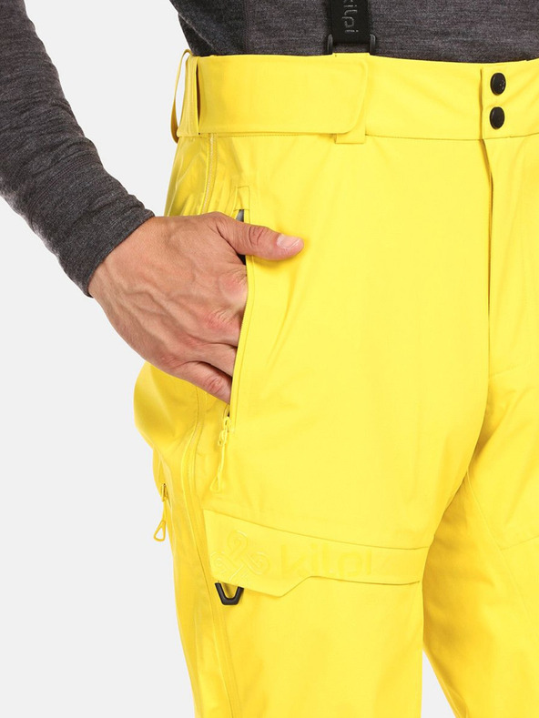 Kilpi Жълти мъжки зимни спортни панталони Kilpi Lazzaro