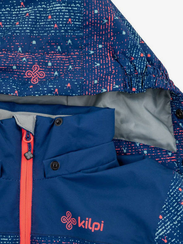 Kilpi Тъмно синьо десенирано ски яке за момичета Kilpi Jenova
