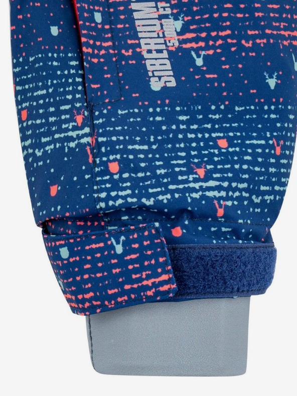 Kilpi Тъмно синьо десенирано ски яке за момичета Kilpi Jenova