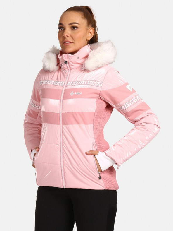 Kilpi Светлорозово дамско ски яке Kilpi Dalila