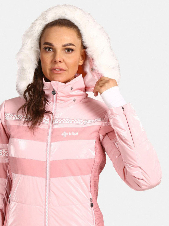 Kilpi Светлорозово дамско ски яке Kilpi Dalila