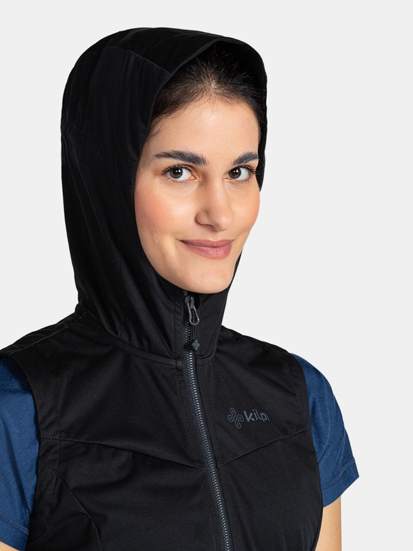 Kilpi Черна дамска софтшел жилетка Kilpi Monilea