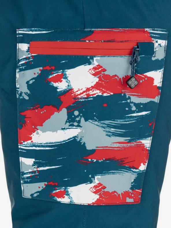 Kilpi Оранжево-син ски костюм за момчета Kilpi Pontino