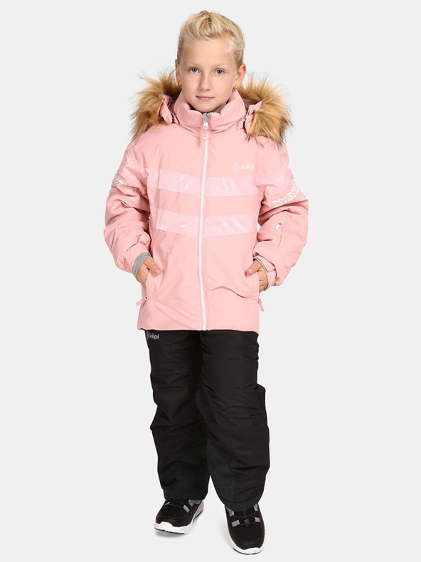 Kilpi Светло розово ски яке за момичета Kilpi Dalila