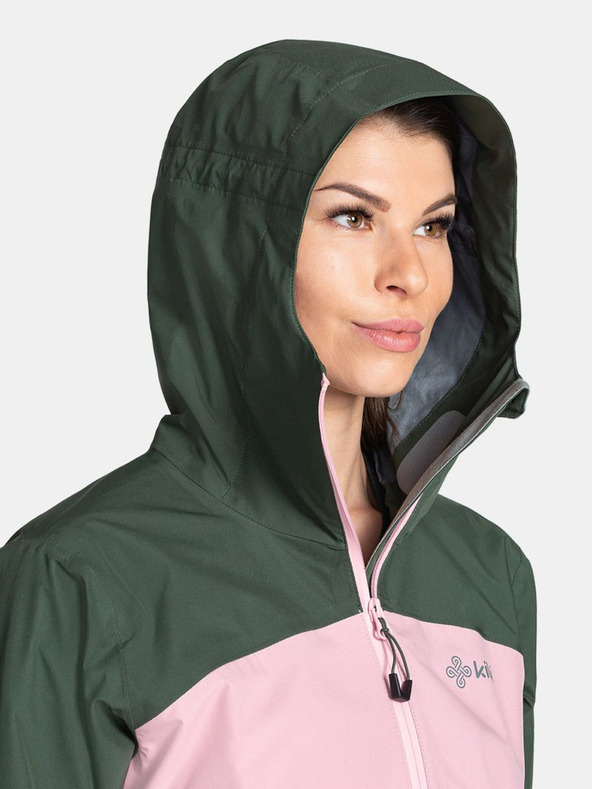 Kilpi Зелено и розово дамско водоустойчиво яке Kilpi Mamba