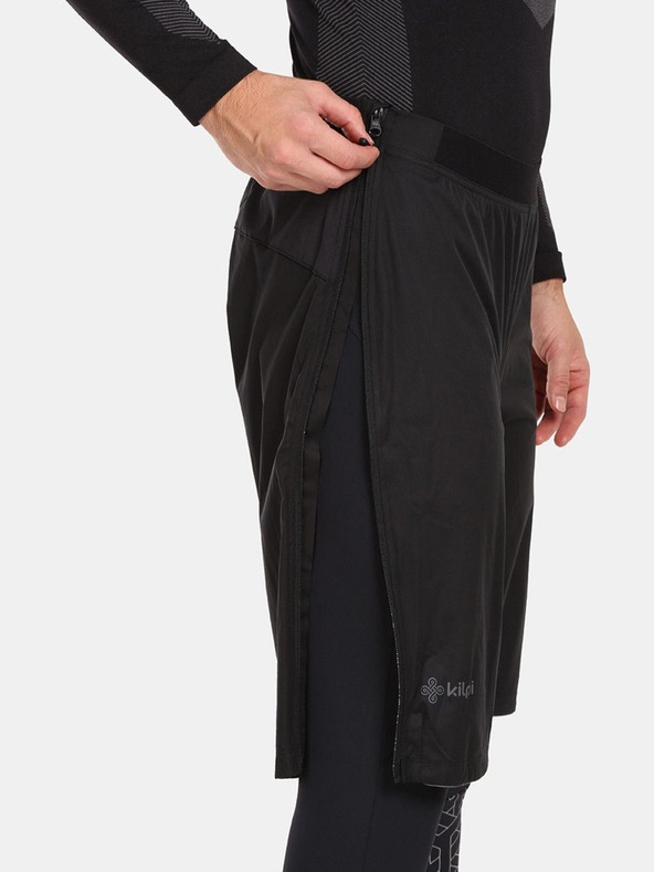 Kilpi Черни мъжки софтшел шорти Kilpi Aldine