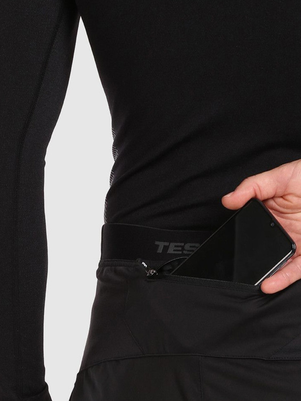 Kilpi Черни мъжки софтшел шорти Kilpi Aldine