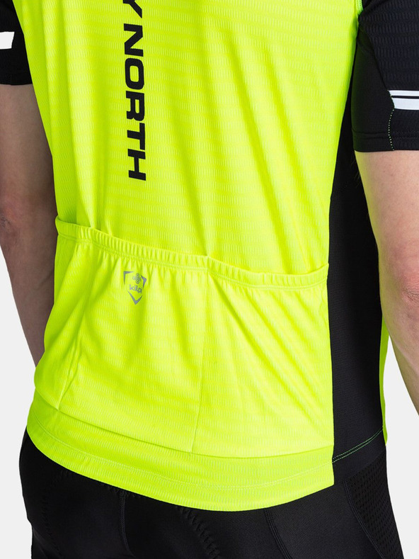 Kilpi Жълта мъжка колоездачна фланелка Kilpi Cavalet