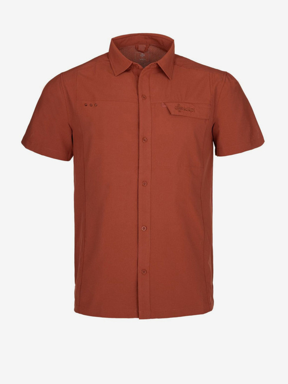 Kilpi Червена мъжка спортна риза Kilpi Bombay