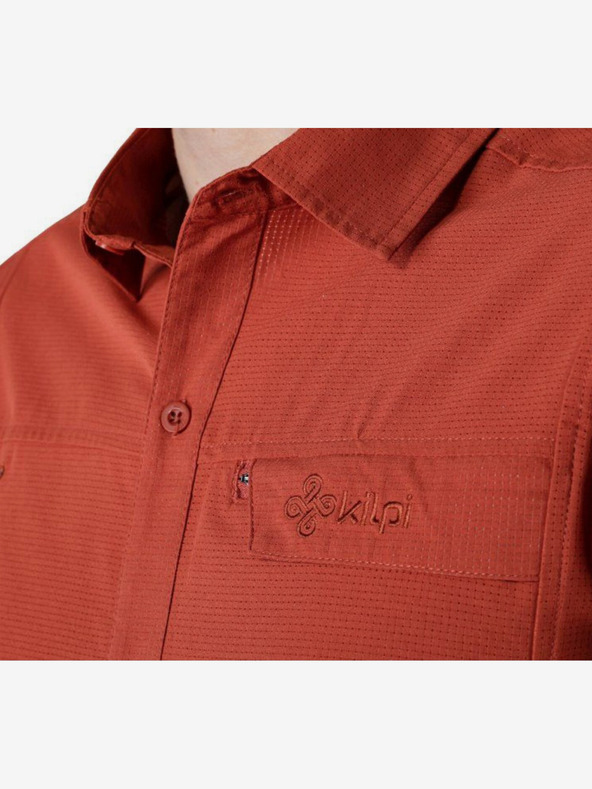 Kilpi Червена мъжка спортна риза Kilpi Bombay