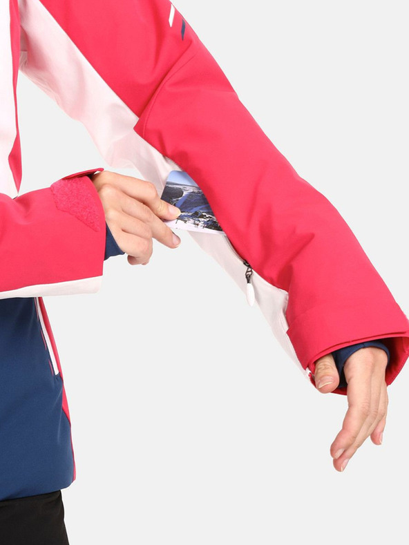 Kilpi Бяло и коралово дамско зимно яке Kilpi Valera-W