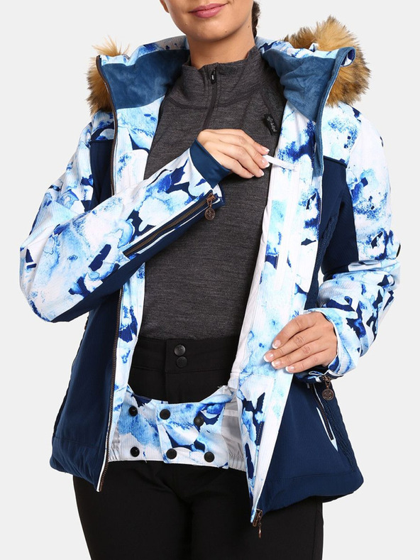 Kilpi Тъмносиньо дамско ски яке с подгряване Kilpi Lena-W