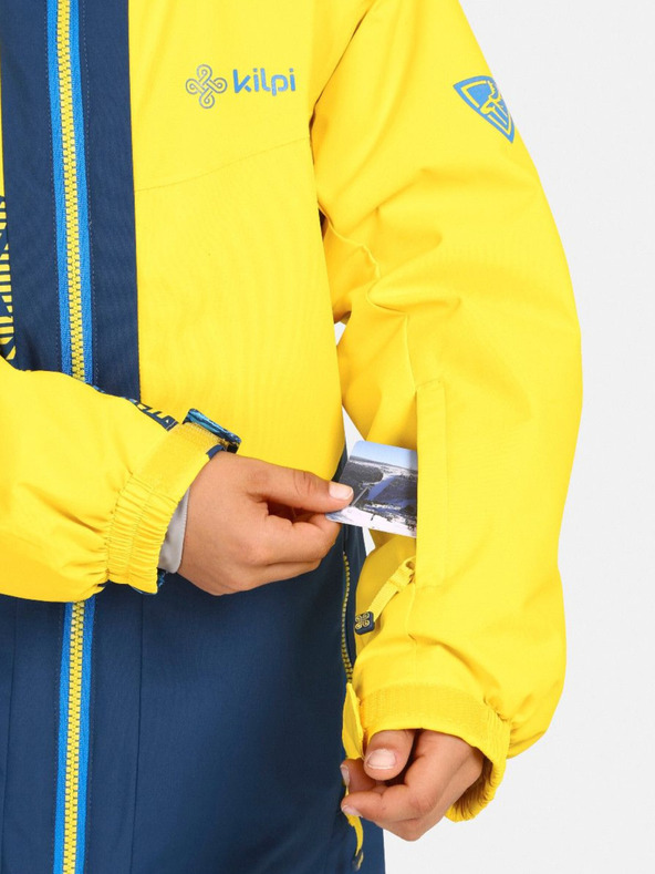 Kilpi Kilpi Ateni Жълто момчешко зимно ски яке