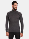 Kilpi Тъмно сива мъжка термална риза от мериносова вълна Kilpi JAGER-M