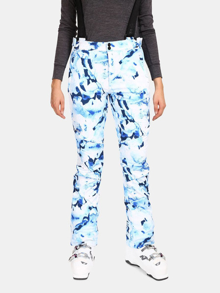 Kilpi Сини и бели дамски ски панталони от софтшел Kilpi TORIEN-W