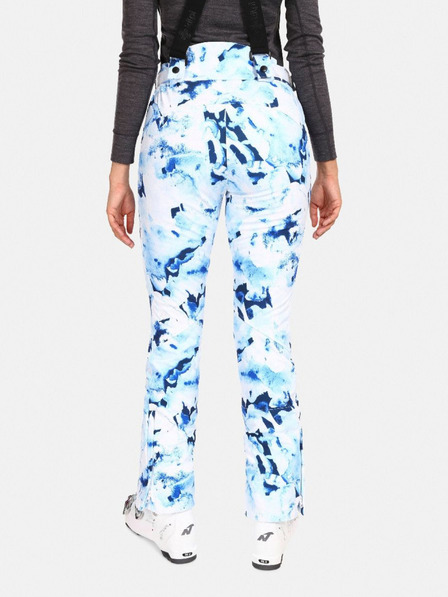 Kilpi Сини и бели дамски ски панталони от софтшел Kilpi TORIEN-W