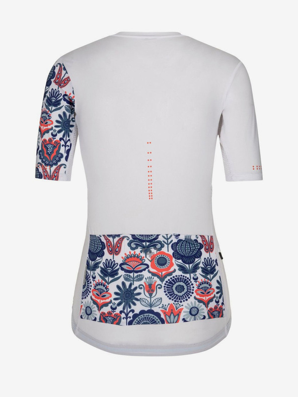 Kilpi Синьо и бяло дамско колоездачно трико с цветя Kilpi ORETI