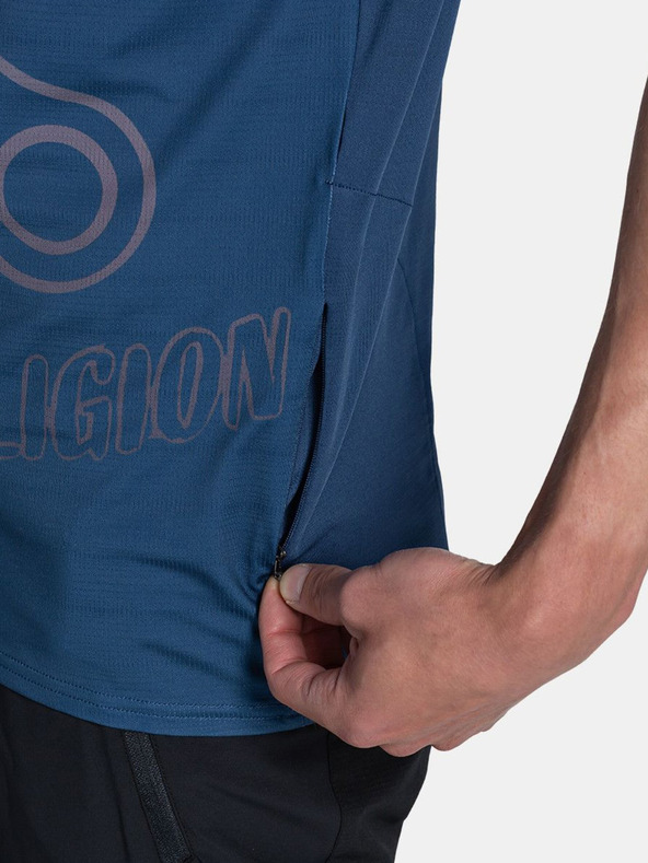 Kilpi Тъмно синя мъжка спортна тениска с щампа Kilpi REMIDO