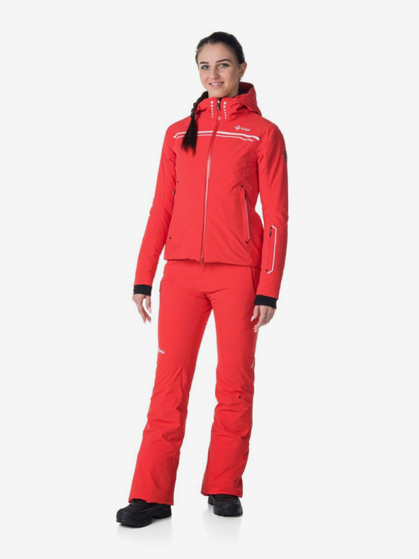 Kilpi Червено дамско ски яке Kilpi CORTINI