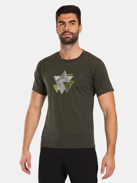 Kilpi Тъмнозелена мъжка тениска Kilpi MOARE