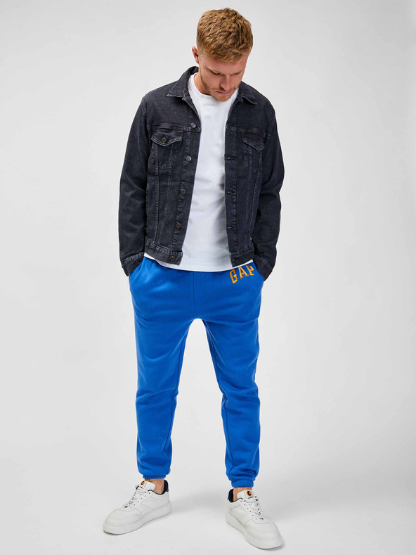 GAP Спортни панталони с бродирано лого и поларена материя GAP