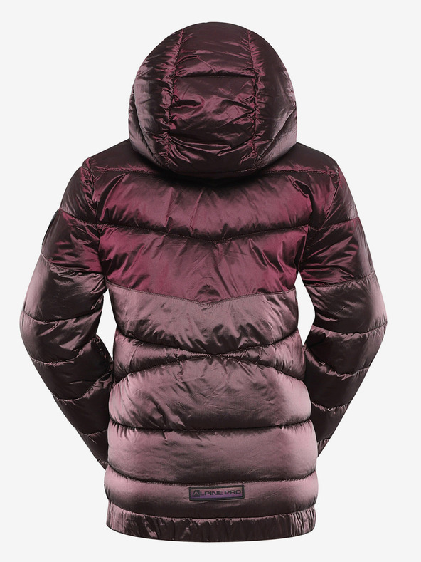 ALPINE PRO Детско яке с висока температура и импрегниране ALPINE PRO GROLLO розово