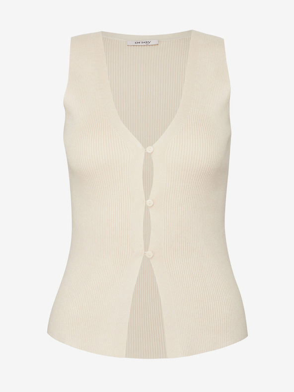 Orsay Бежов дамски елек ORSAY