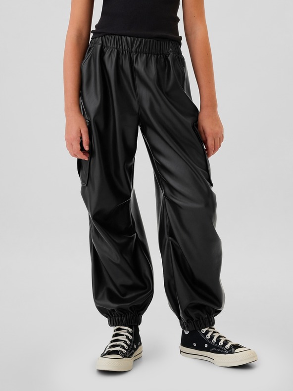 GAP Детски кожени карго панталони GAP