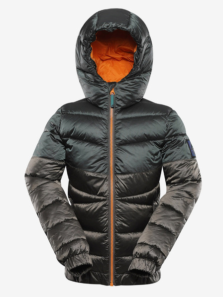 ALPINE PRO Детско яке с висока температура и импрегниране ALPINE PRO GROLLO в неутрален / земен цвят