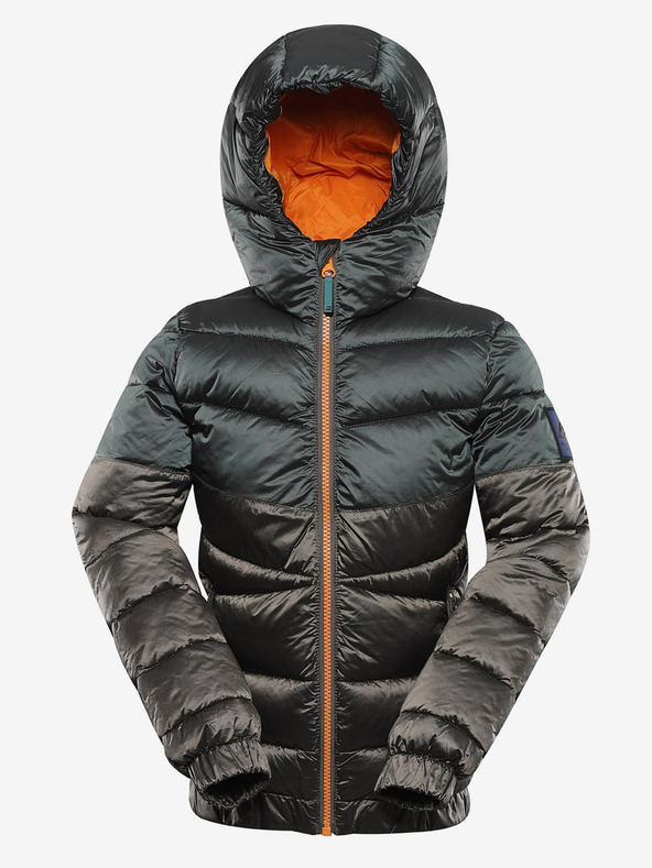 ALPINE PRO Детско яке с висока температура и импрегниране ALPINE PRO GROLLO в неутрален / земен цвят