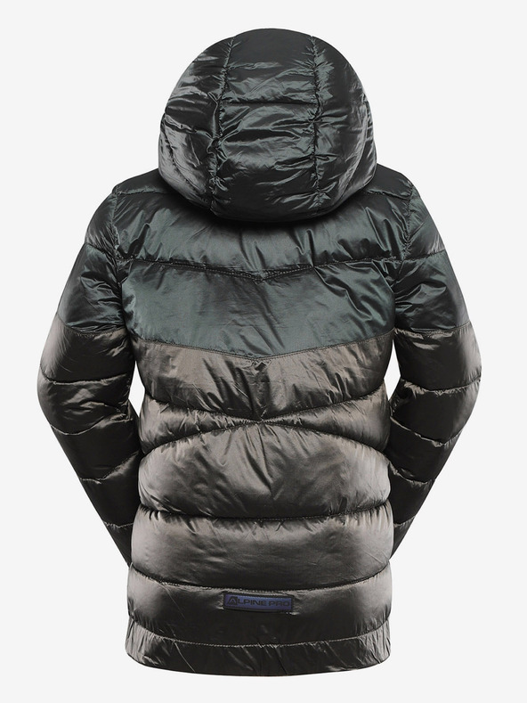 ALPINE PRO Детско яке с висока температура и импрегниране ALPINE PRO GROLLO в неутрален / земен цвят