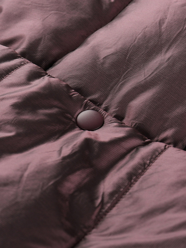 ALPINE PRO Дамска дълга ватирана жилетка с wr ALPINE PRO UREFA розова