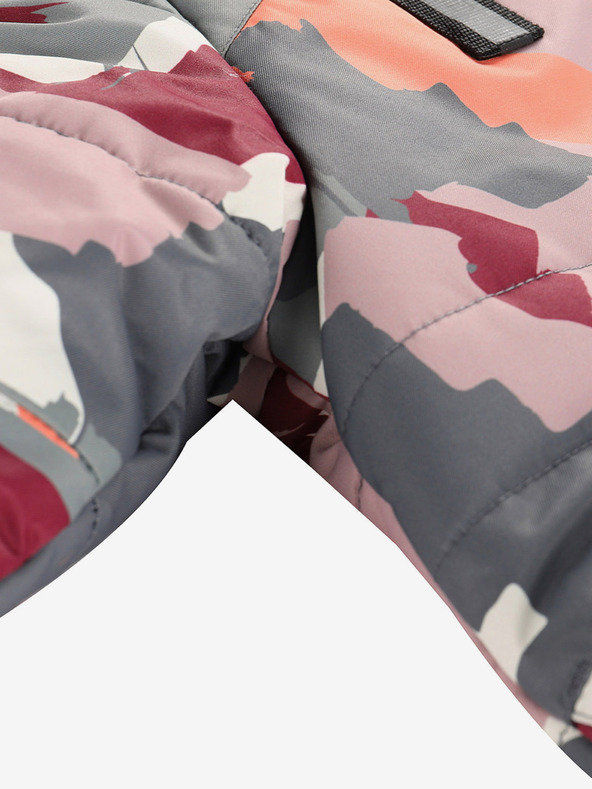 ALPINE PRO Сиво-розово яке за момиче с мембрана PTX Alpine Pro Werdo