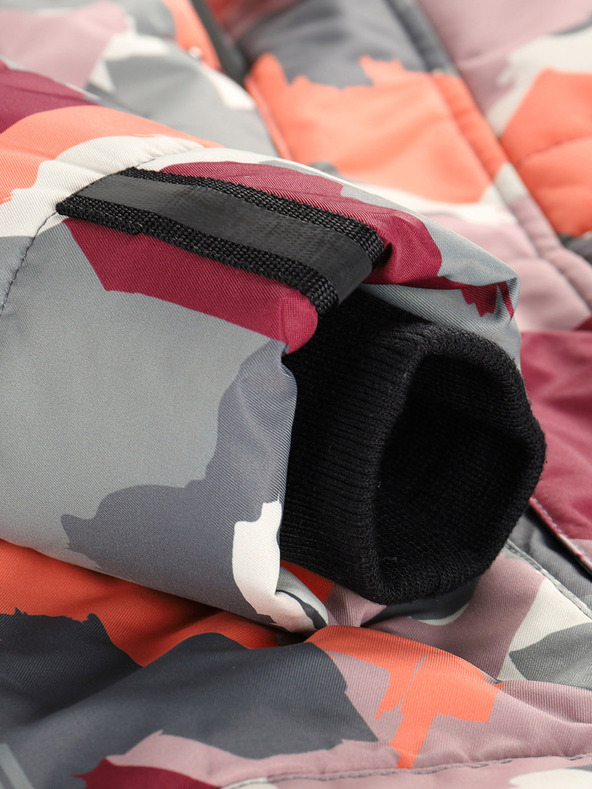 ALPINE PRO Сиво-розово яке за момиче с мембрана PTX Alpine Pro Werdo