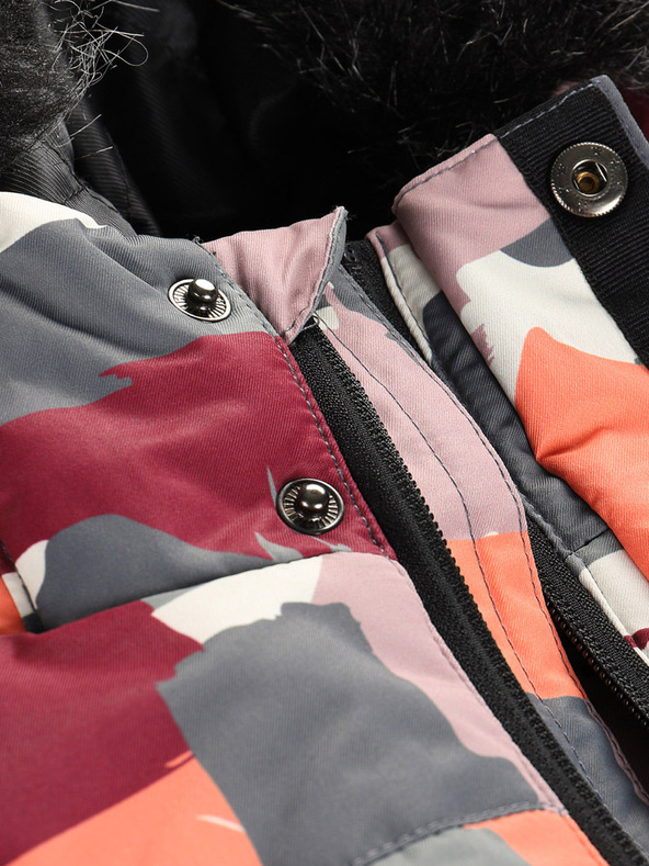 ALPINE PRO Сиво-розово яке за момиче с мембрана PTX Alpine Pro Werdo