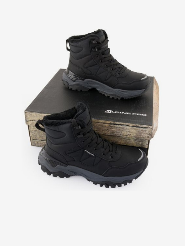 ALPINE PRO Черни дамски обувки до глезена Alpine Pro ONIHA