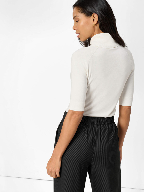 Orsay Бяло поло с три четвърти ръкав ORSAY