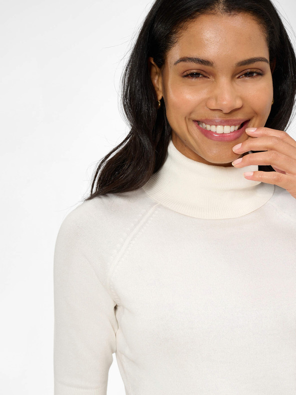 Orsay Бяло поло с три четвърти ръкав ORSAY